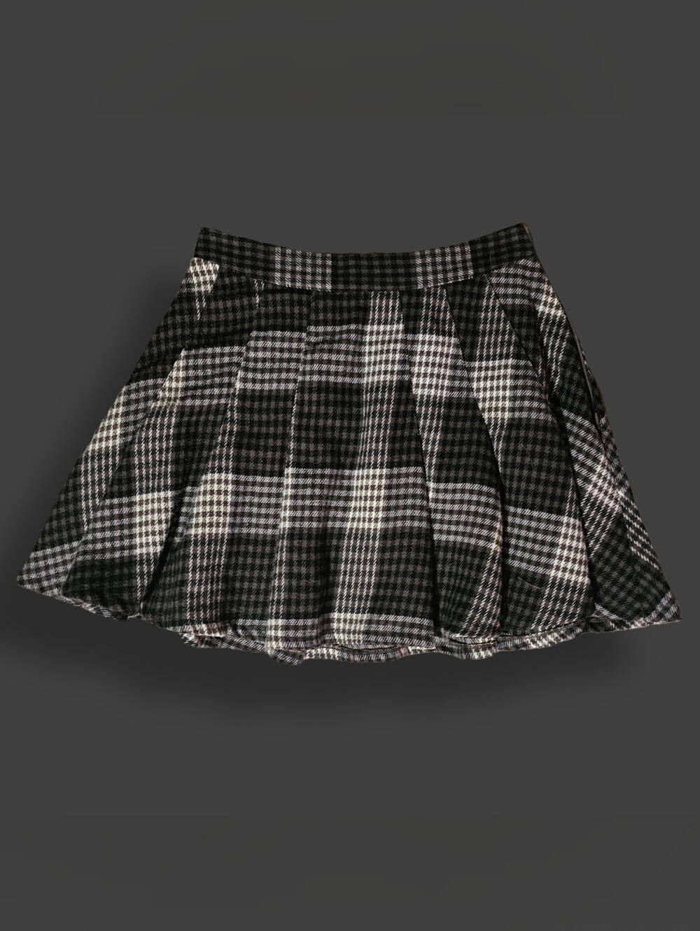 The Work Shop Plaid Mini Skirt